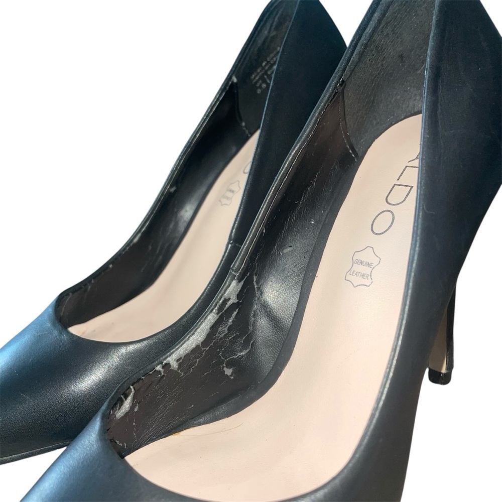 ALDO Classic Black Pump Stiletto Heel - Picture 3 of 8